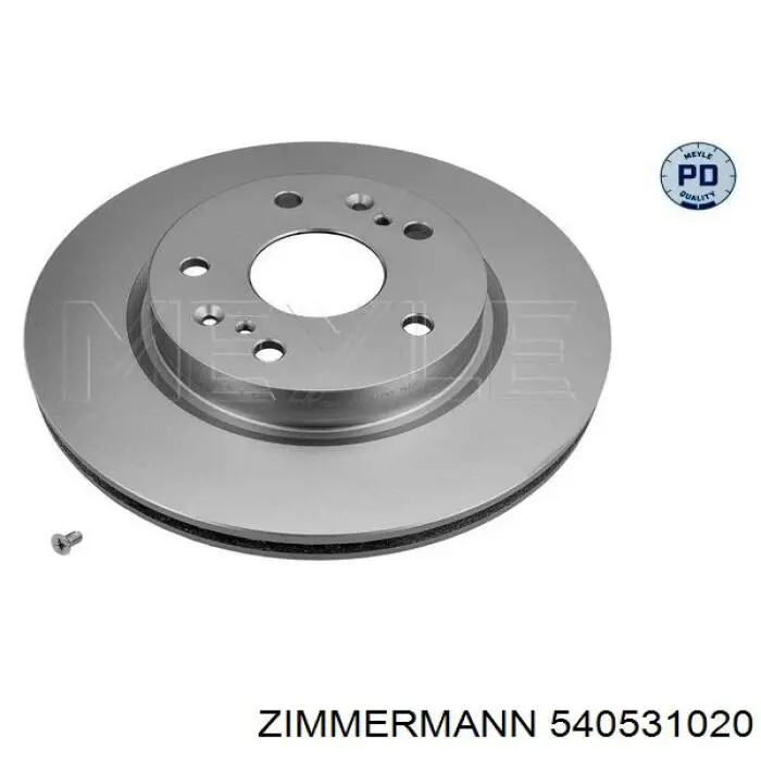 Comprar 540531020 Zimmermann Freno de disco delantero