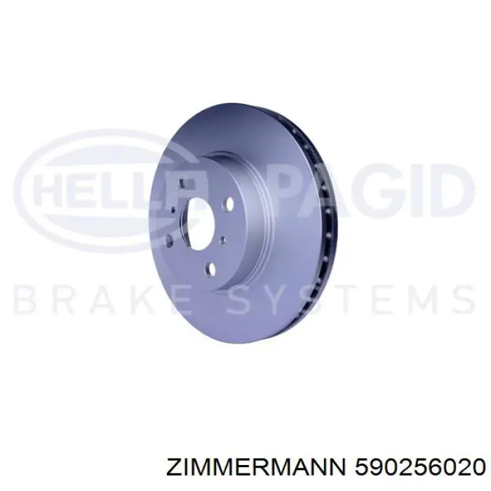 Disco de freno 590256020 Zimmermann
