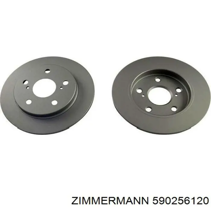 590.2561.20 Zimmermann disco de freno delantero