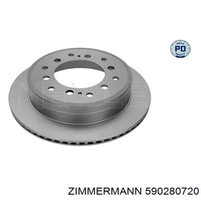 Disco de freno trasero Zimmermann 590280720 precio, desde 46,46 EUR