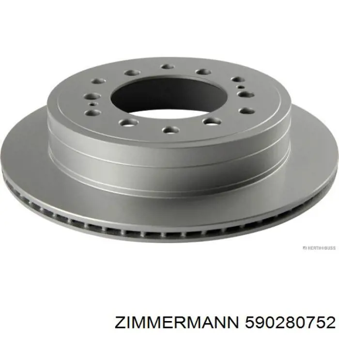 Disco de freno trasero Zimmermann 590280752 precio, desde 46,46 EUR