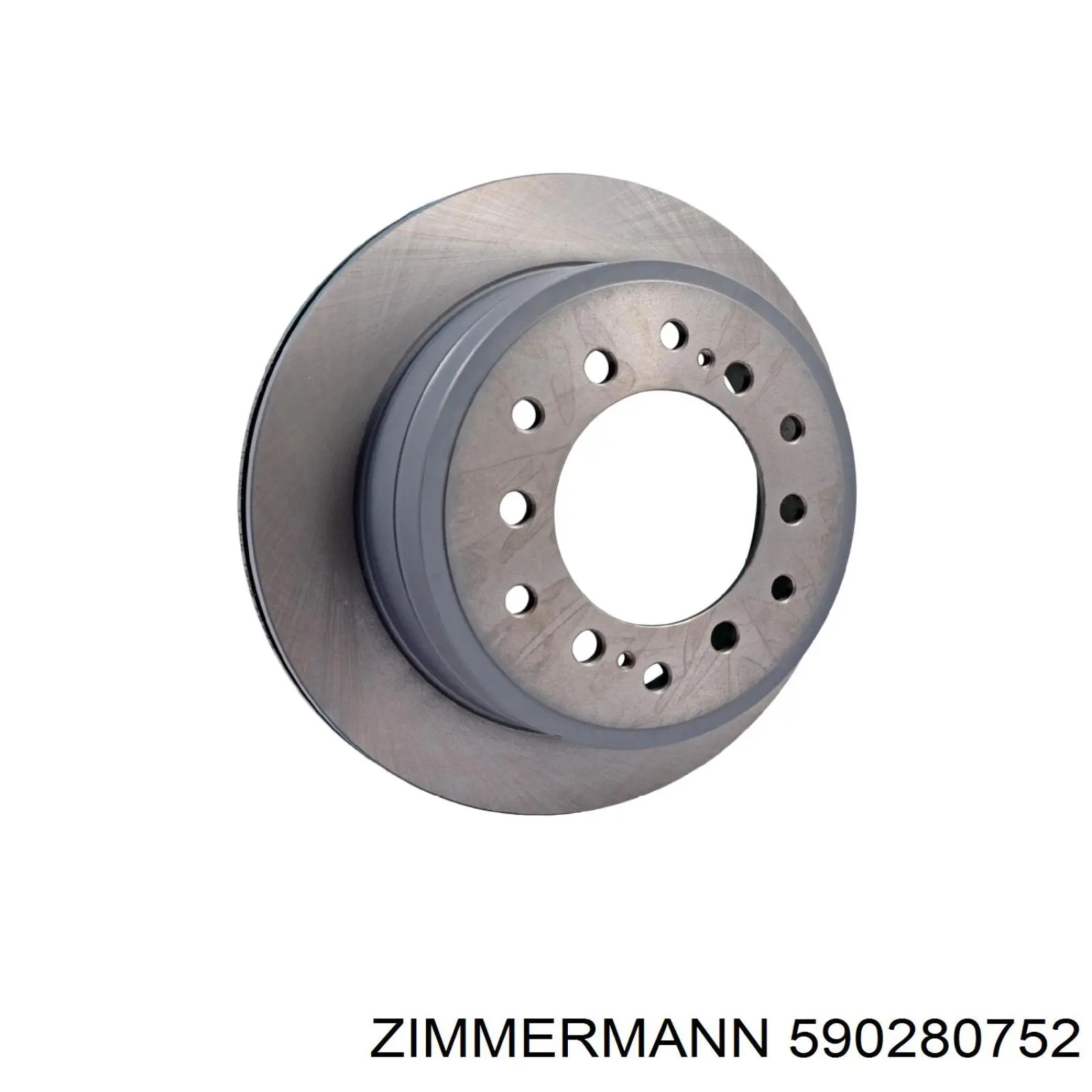 Disco de freno trasero 590280752 Zimmermann