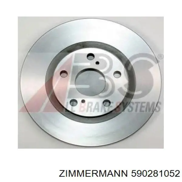 590281052 Zimmermann disco de freno delantero