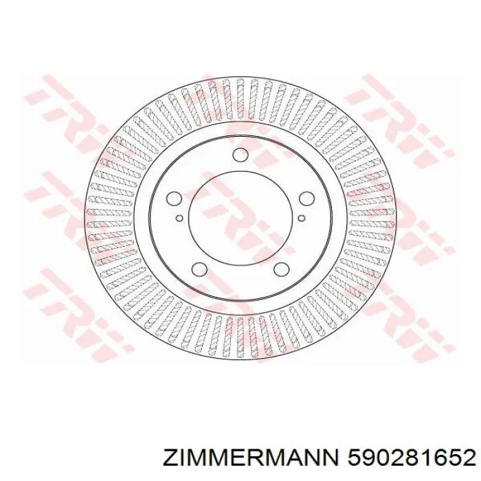 Frenos delanteros Zimmermann 590281652 precio, desde 97,27 EUR