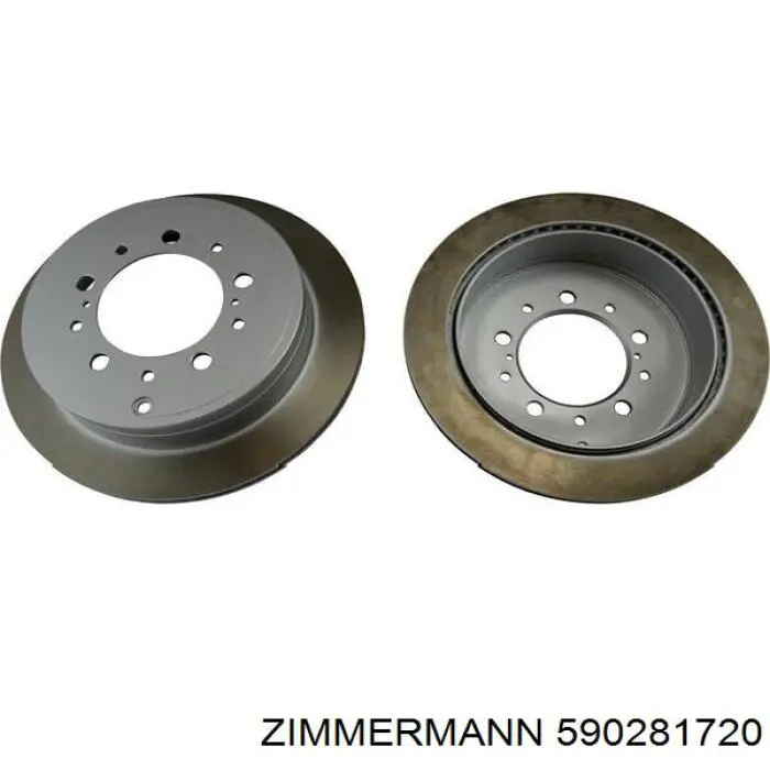 Disco de freno trasero Zimmermann 590281720 precio, desde 81,60 EUR