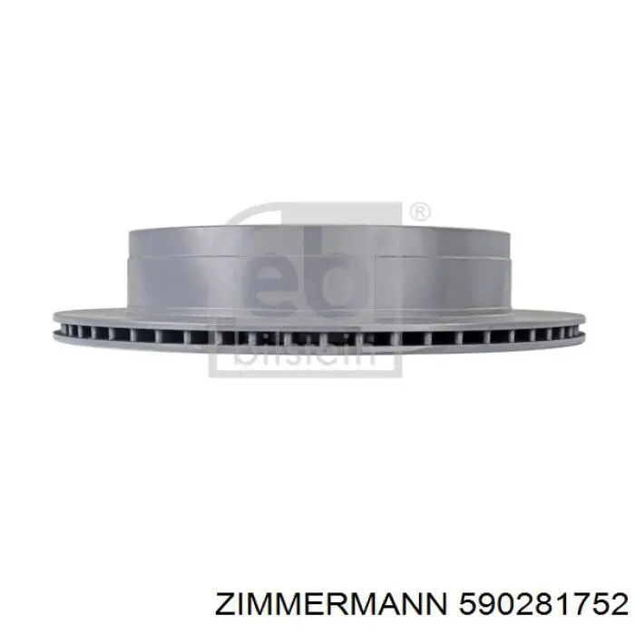 Disco de freno trasero Zimmermann 590281752 precio, desde 91,84 EUR
