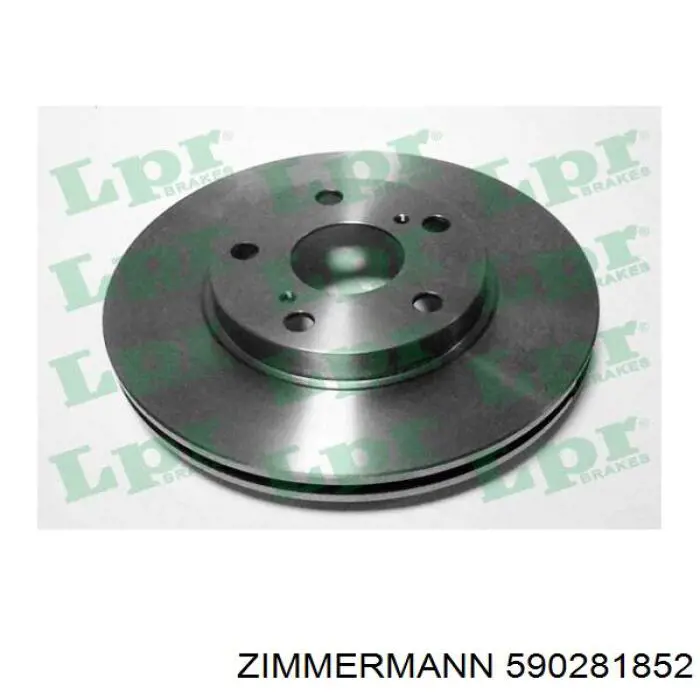 Disco de freno 590281852 Zimmermann