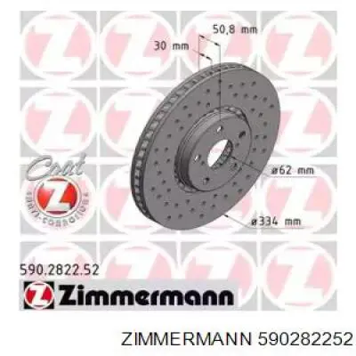 Comprar 590282252 Zimmermann Freno de disco delantero