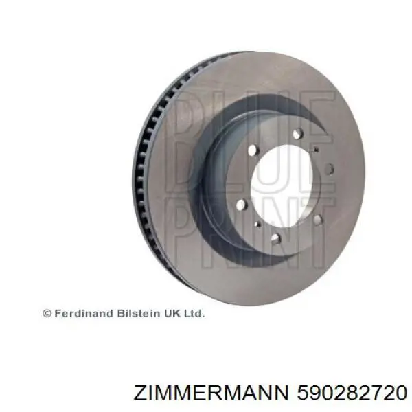 590.2827.20 Zimmermann freno de disco delantero