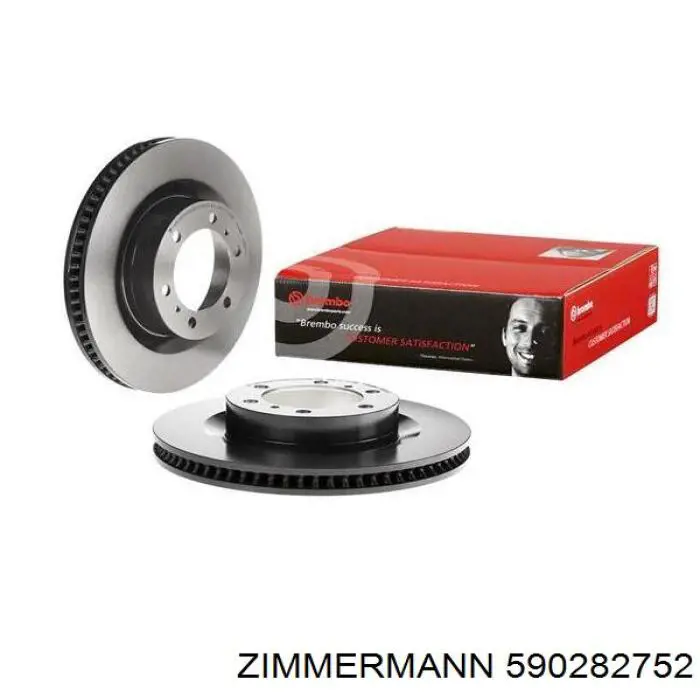 Disco de freno 590282752 Zimmermann