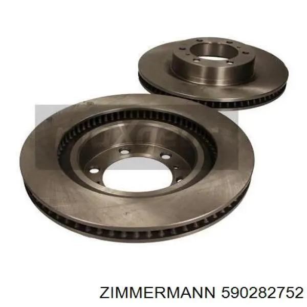 Disco de freno delantero Zimmermann 590282752