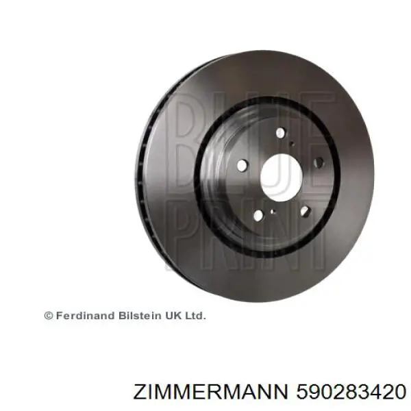 590283420 Zimmermann disco de freno delantero