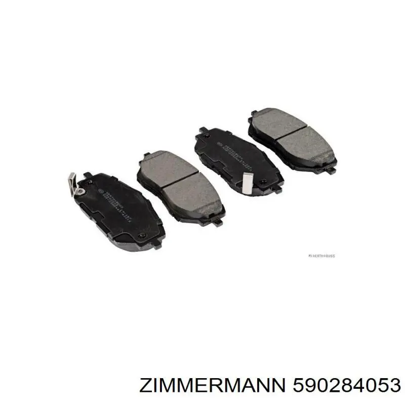 Disco de freno delantero Zimmermann 590284053