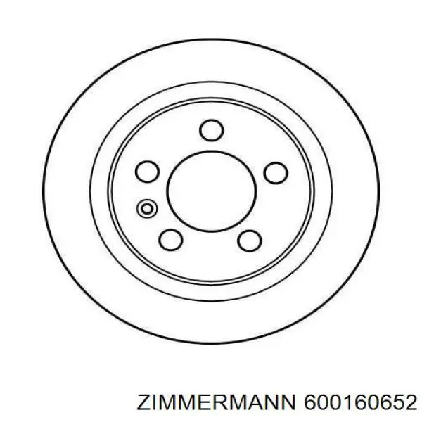 600.1606.52 Zimmermann freno de disco delantero