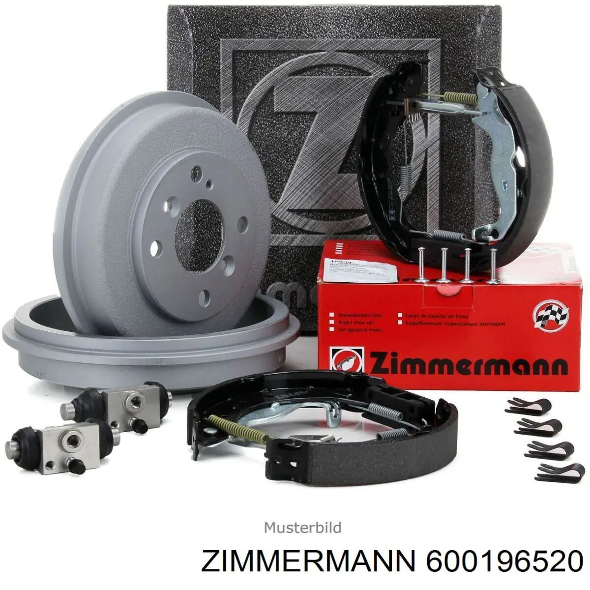 600196520 Zimmermann Tambor de freno trasero