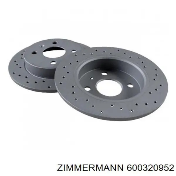 600320952 Zimmermann disco de freno delantero