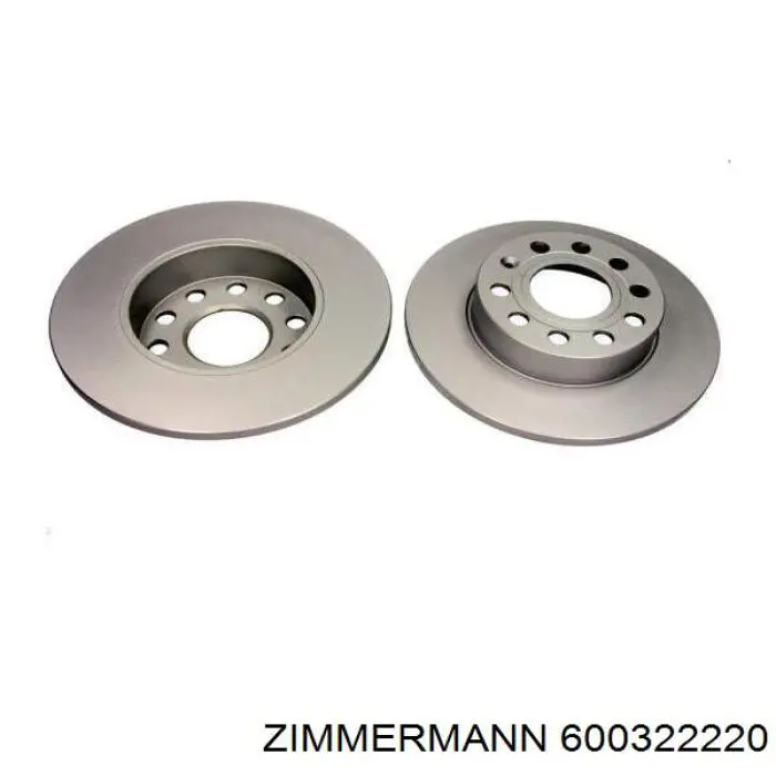 Comprar 600322220 Zimmermann Disco de freno trasero