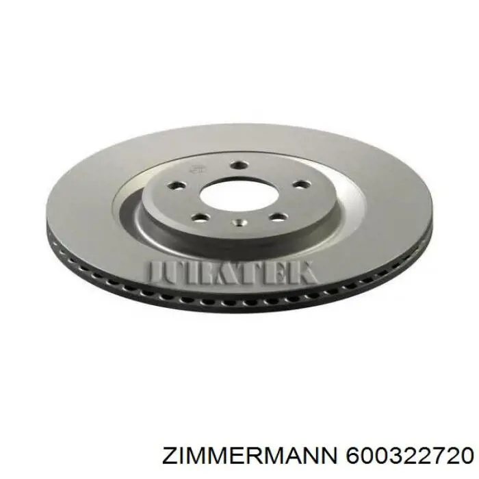 Disco de freno 600322720 Zimmermann