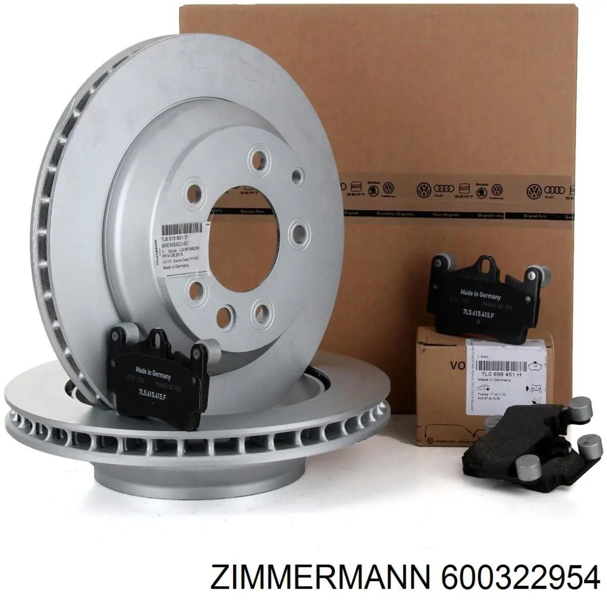 Frenos traseros Zimmermann 600322954