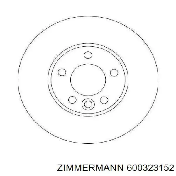Frenos delanteros Zimmermann 600323152 precio, desde 90,10 EUR