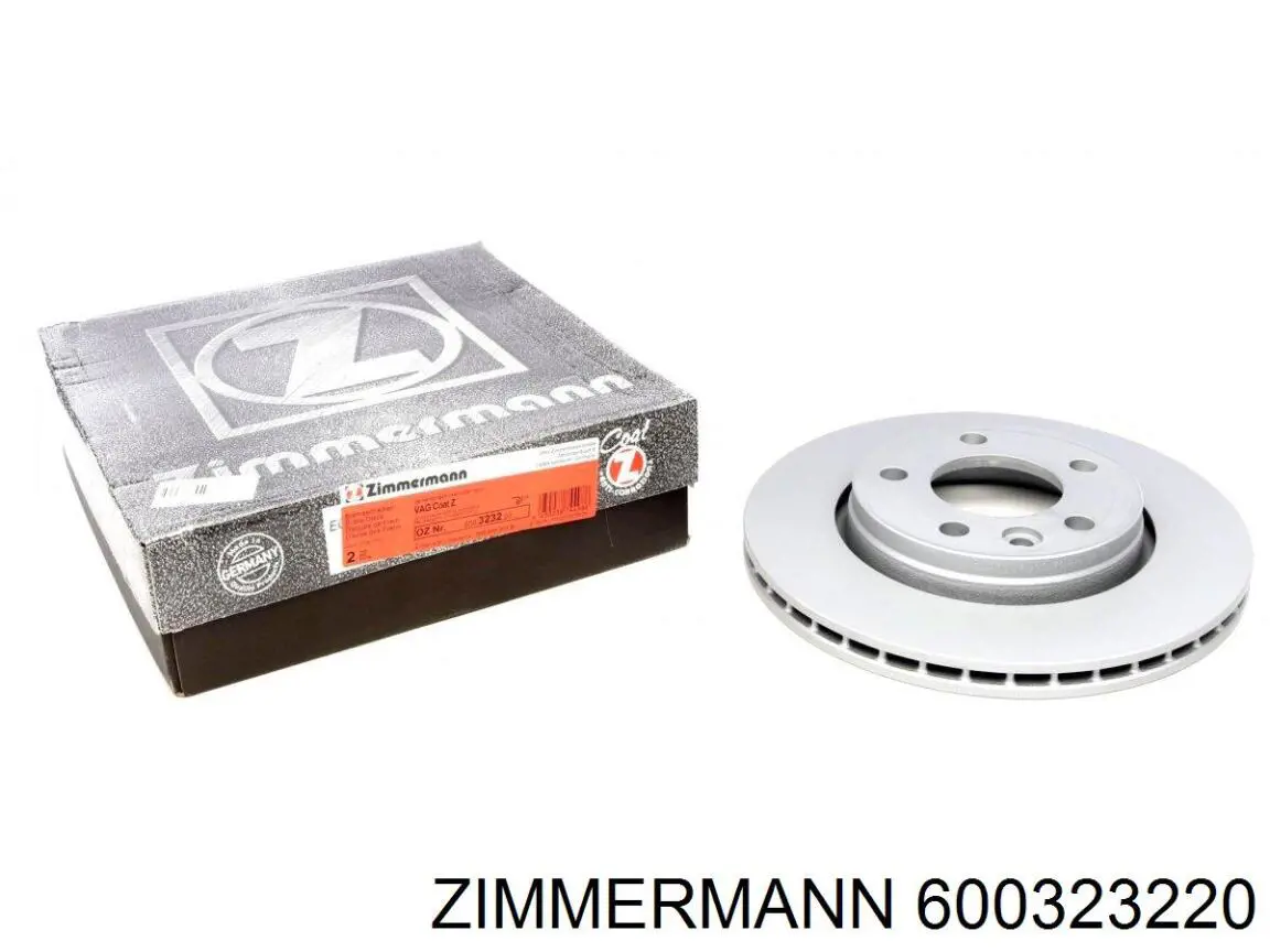 Comprar 600323220 Zimmermann Disco de freno trasero