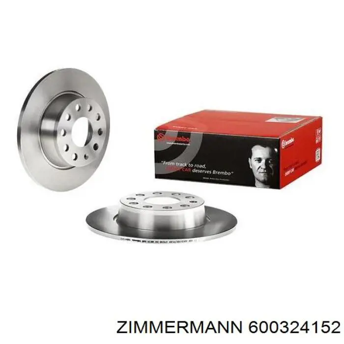 Disco de freno trasero Zimmermann 600324152 precio, desde 32,52 EUR