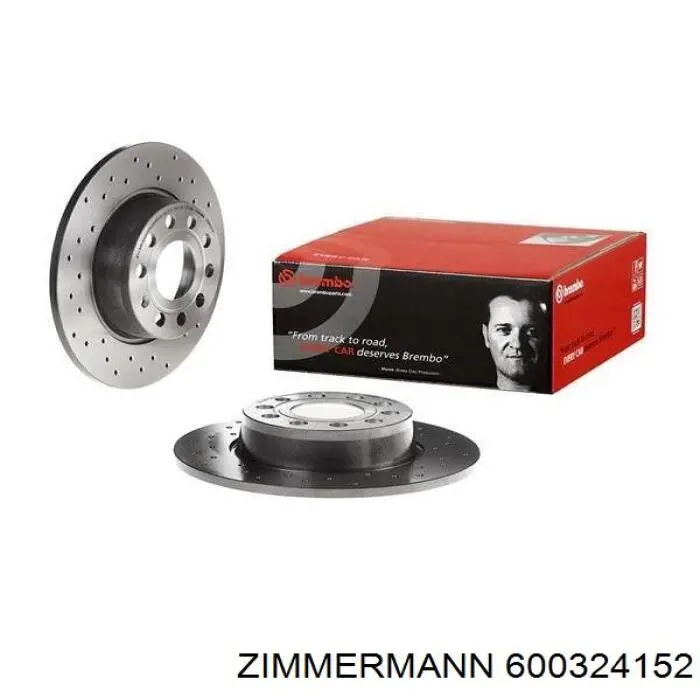 Comprar 600324152 Zimmermann Disco de freno trasero