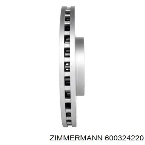 Disco de freno delantero Zimmermann 600324220