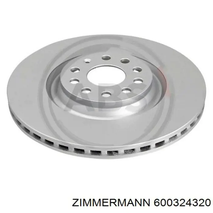 Disco de freno delantero Zimmermann 600324320
