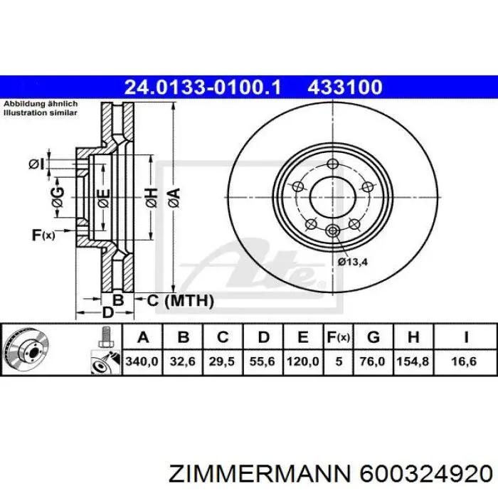 600324920 Zimmermann Discos