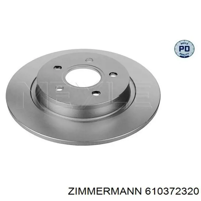 Disco de freno trasero Volvo V40 525, 526