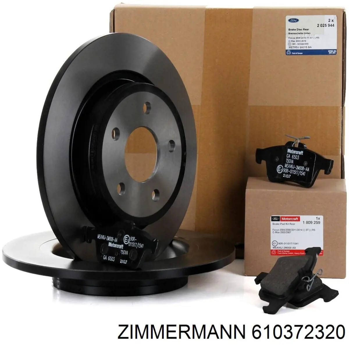 Disco de freno trasero Volvo V40 525, 526