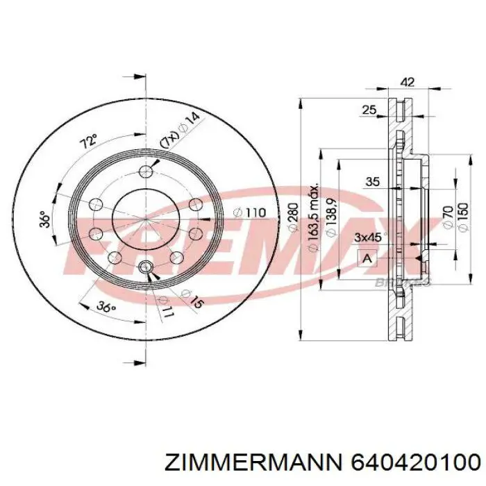 Comprar DP59014 Brembo Freno de disco delantero