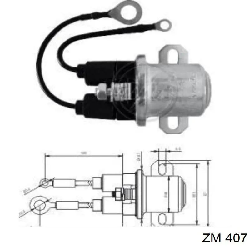 407 ZM interruptor magnético, estárter