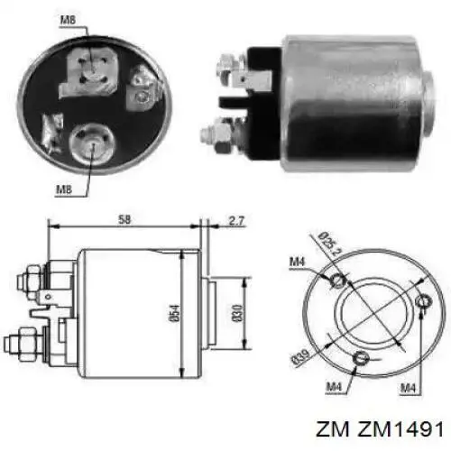 ZM1491 ZM interruptor magnético, estárter