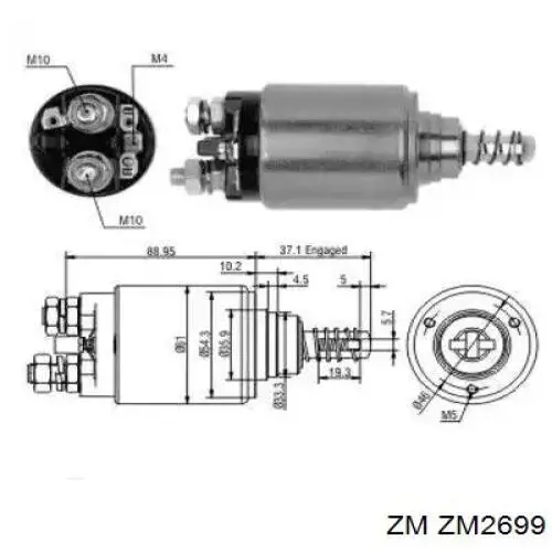 ZM2699 ZM interruptor magnético, estárter
