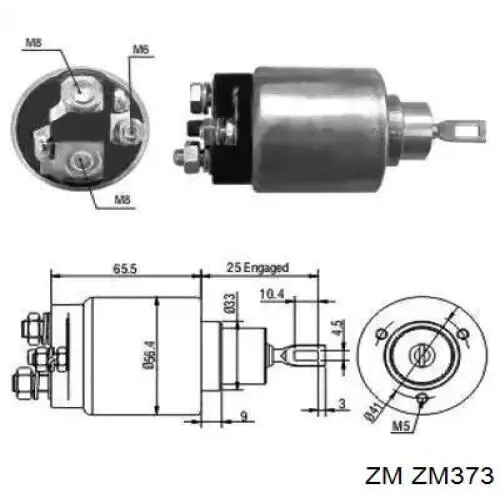 ZM373 ZM interruptor magnético, estárter