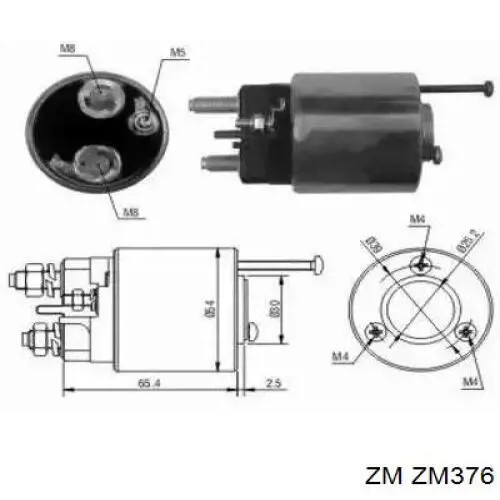 Comprar ZM376 ZM Interruptor magnético de arranque