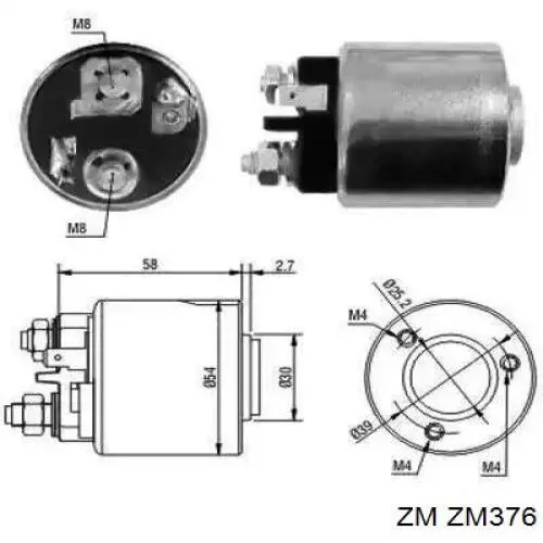 ZM376 ZM interruptor magnético, estárter
