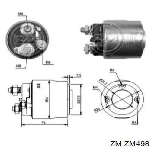 Interruptor magnético estárter ZM ZM498 precio, desde 35,56 EUR