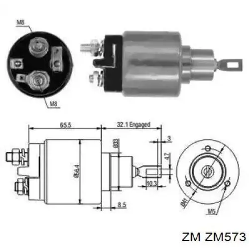 ZM573 ZM interruptor magnético, estárter