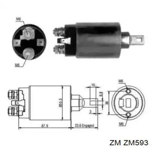 ZM593 ZM interruptor magnético, estárter