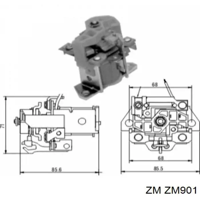 ZM901 ZM interruptor magnético, estárter