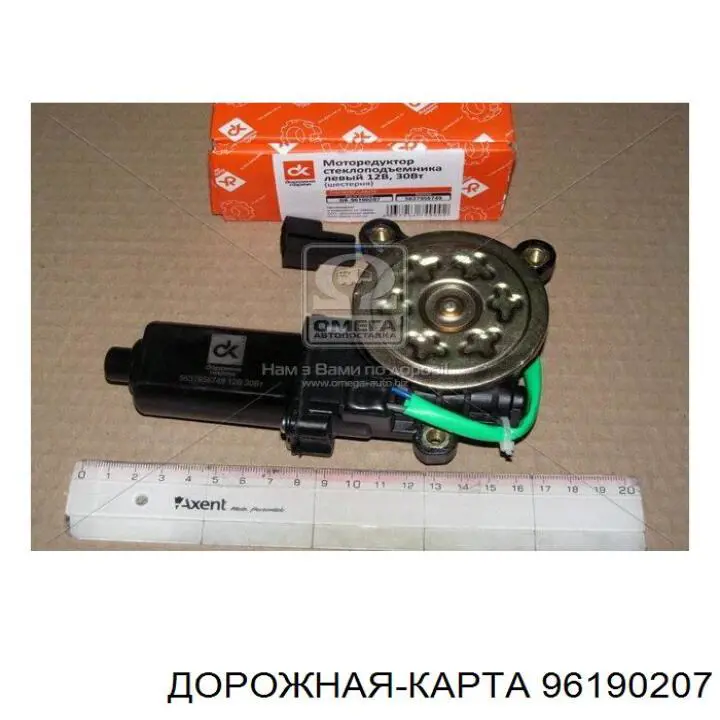 96190207 Дорожная Карта motor eléctrico, elevalunas, puerta trasera izquierda