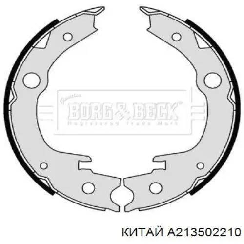 A21-3502210 China juego de zapatas de frenos, freno de estacionamiento