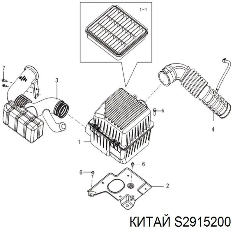 S2915200 China amortiguador trasero