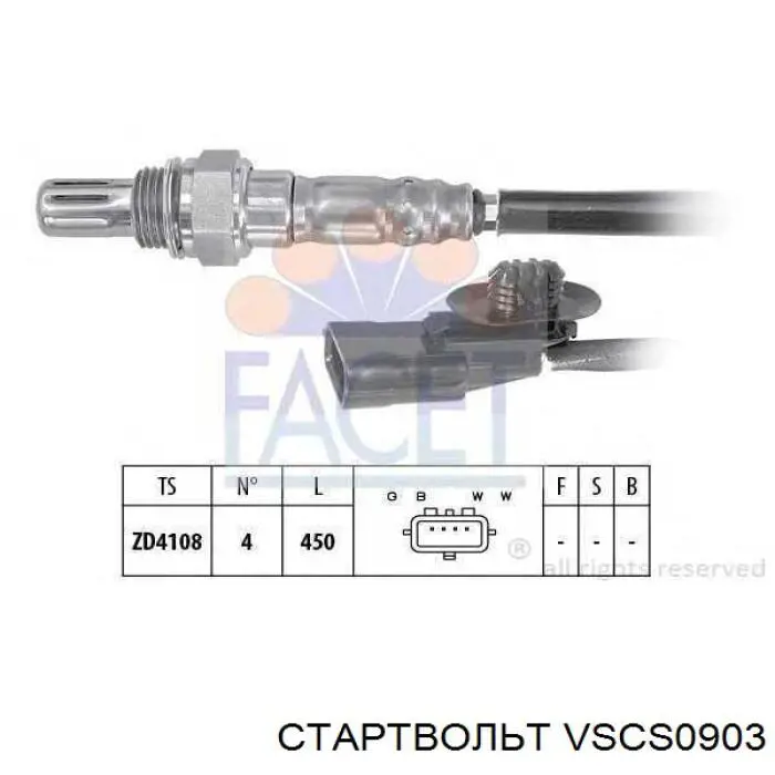 VSCS0903 STARTVOLT sensor de posición del cigüeñal