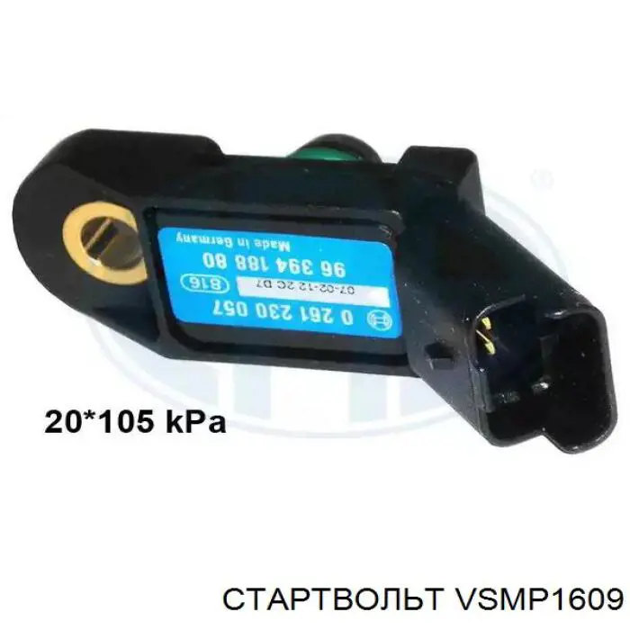 VS-MP 1609 STARTVOLT sensor de presion del colector de admision