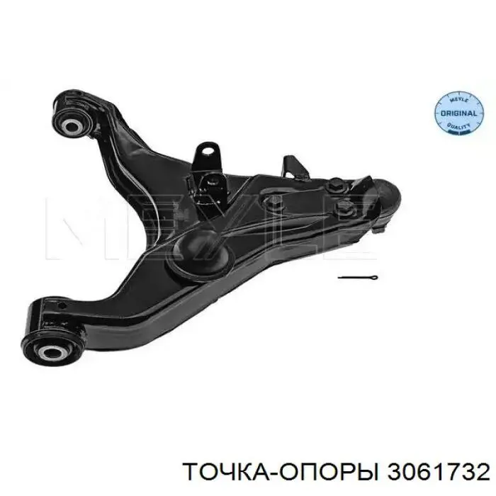 3-06-1732 Точка Опоры silentblock de suspensión delantero inferior