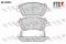 Pastillas de freno delanteras Toyota Corolla E12